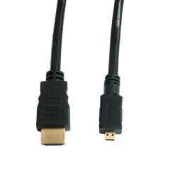 Переходник microHDMI - HDMI (micro D male - A female), Defender HDMI-08, 0,15 м (87301)